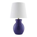 Hospitality furniture - White Cotton Ceramic Table Lamp - www.oroatrade.com