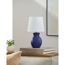 Hospitality furniture - White Cotton Ceramic Table Lamp - www.oroatrade.com