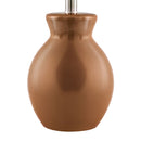 Hospitality furniture - White Cotton Ceramic Table Lamp - www.oroatrade.com