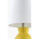 Hospitality furniture - White Cotton Ceramic Table Lamp - www.oroatrade.com