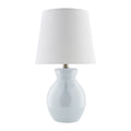 Hospitality furniture - White Cotton Ceramic Table Lamp - www.oroatrade.com
