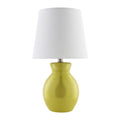Hospitality furniture - White Cotton Ceramic Table Lamp - www.oroatrade.com