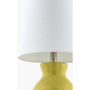 Hospitality furniture - White Cotton Ceramic Table Lamp - www.oroatrade.com