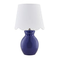 Contract furniture - Scalloped Edge Accent Table Lamp - www.oroatrade.com
