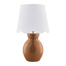 Contract furniture - Scalloped Edge Accent Table Lamp - www.oroatrade.com