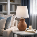 Contract furniture - Scalloped Edge Accent Table Lamp - www.oroatrade.com