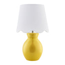 Contract furniture - Scalloped Edge Accent Table Lamp - www.oroatrade.com