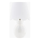 Contract furniture - Scalloped Edge Accent Table Lamp - www.oroatrade.com
