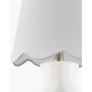 Contract furniture - Scalloped Edge Accent Table Lamp - www.oroatrade.com