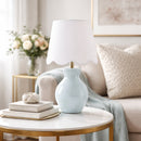 Contract furniture - Scalloped Edge Accent Table Lamp - www.oroatrade.com