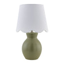 Contract furniture - Scalloped Edge Accent Table Lamp - www.oroatrade.com