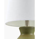 Contract furniture - Scalloped Edge Accent Table Lamp - www.oroatrade.com
