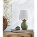 Contract furniture - Scalloped Edge Accent Table Lamp - www.oroatrade.com