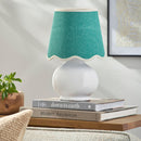 Contract furniture - Glazed Ceramic Raffia Table Lamp - www.oroatrade.com