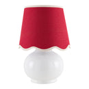 Contract furniture - Glazed Ceramic Raffia Table Lamp - www.oroatrade.com