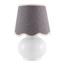 Contract furniture - Glazed Ceramic Raffia Table Lamp - www.oroatrade.com