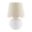Contract furniture - Glazed Ceramic Raffia Table Lamp - www.oroatrade.com