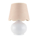 Contract furniture - Glazed Ceramic Raffia Table Lamp - www.oroatrade.com