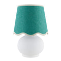 Contract furniture - Glazed Ceramic Raffia Table Lamp - www.oroatrade.com