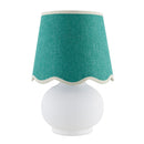Contract furniture - Glazed Ceramic Raffia Table Lamp - www.oroatrade.com