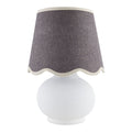Contract furniture - Glazed Ceramic Raffia Table Lamp - www.oroatrade.com