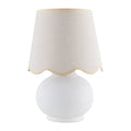 Contract furniture - Glazed Ceramic Raffia Table Lamp - www.oroatrade.com