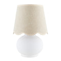 Contract furniture - Glazed Ceramic Raffia Table Lamp - www.oroatrade.com