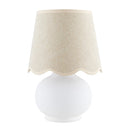 Contract furniture - Glazed Ceramic Raffia Table Lamp - www.oroatrade.com
