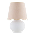 Contract furniture - Glazed Ceramic Raffia Table Lamp - www.oroatrade.com