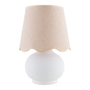 Contract furniture - Glazed Ceramic Raffia Table Lamp - www.oroatrade.com