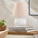 Contract furniture - Glazed Ceramic Raffia Table Lamp - www.oroatrade.com
