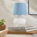Contract furniture - Glazed Ceramic Raffia Table Lamp - www.oroatrade.com