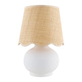 Contract furniture - Beige Raffia Accent Table Lamp - www.oroatrade.com