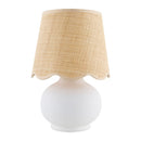 Contract furniture - Beige Raffia Accent Table Lamp - www.oroatrade.com