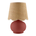 Contract furniture - Beige Raffia Accent Table Lamp - www.oroatrade.com