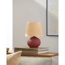 Contract furniture - Beige Raffia Accent Table Lamp - www.oroatrade.com
