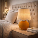 Contract furniture - Beige Raffia Accent Table Lamp - www.oroatrade.com