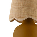 Contract furniture - Beige Raffia Accent Table Lamp - www.oroatrade.com