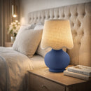Contract furniture - Beige Raffia Accent Table Lamp - www.oroatrade.com