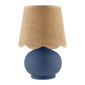 Contract furniture - Beige Raffia Accent Table Lamp - www.oroatrade.com