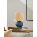 Contract furniture - Beige Raffia Accent Table Lamp - www.oroatrade.com