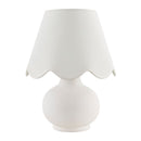 Contract furniture - Scalloped Raffia Accent Table Lamp - www.oroatrade.com