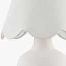 Contract furniture - Scalloped Raffia Accent Table Lamp - www.oroatrade.com