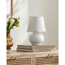 Contract furniture - Scalloped Raffia Accent Table Lamp - www.oroatrade.com