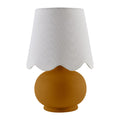 Contract furniture - Scalloped Raffia Accent Table Lamp - www.oroatrade.com