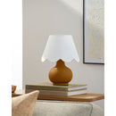 Contract furniture - Scalloped Raffia Accent Table Lamp - www.oroatrade.com