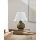 Contract furniture - Scalloped Raffia Accent Table Lamp - www.oroatrade.com