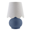 Contract furniture - Scalloped Raffia Accent Table Lamp - www.oroatrade.com