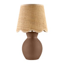 Contract furniture - Scalloped Edge Accent Table Lamp - www.oroatrade.com