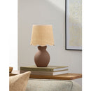 Contract furniture - Scalloped Edge Accent Table Lamp - www.oroatrade.com